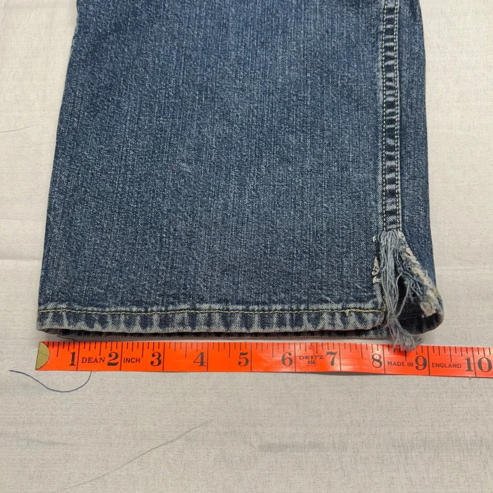 Nautica Jeans Co Mens 34x32 Blue Denim Relaxed Straight Leg Pants VDR TR1 - Picture 6 of 10